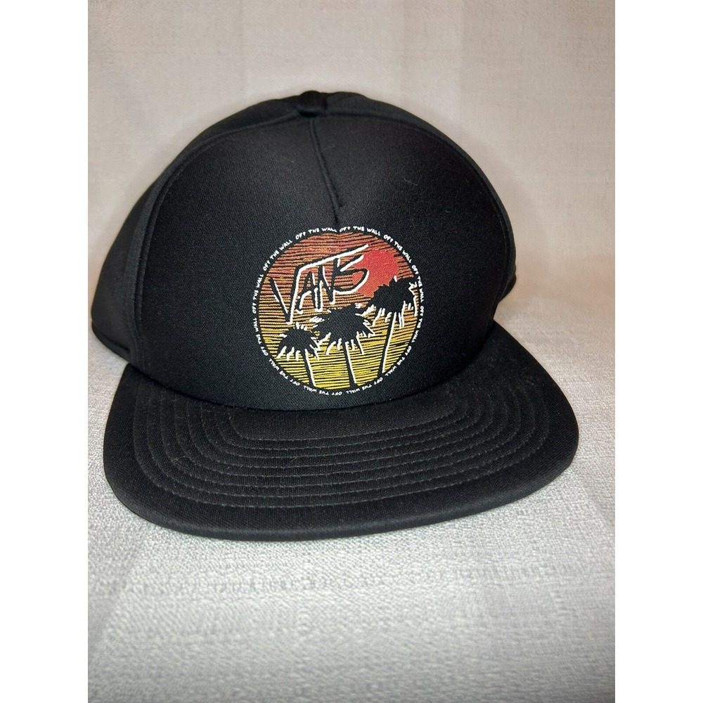 Men's Vans Foam Trucker SnapBack Hat Black‎